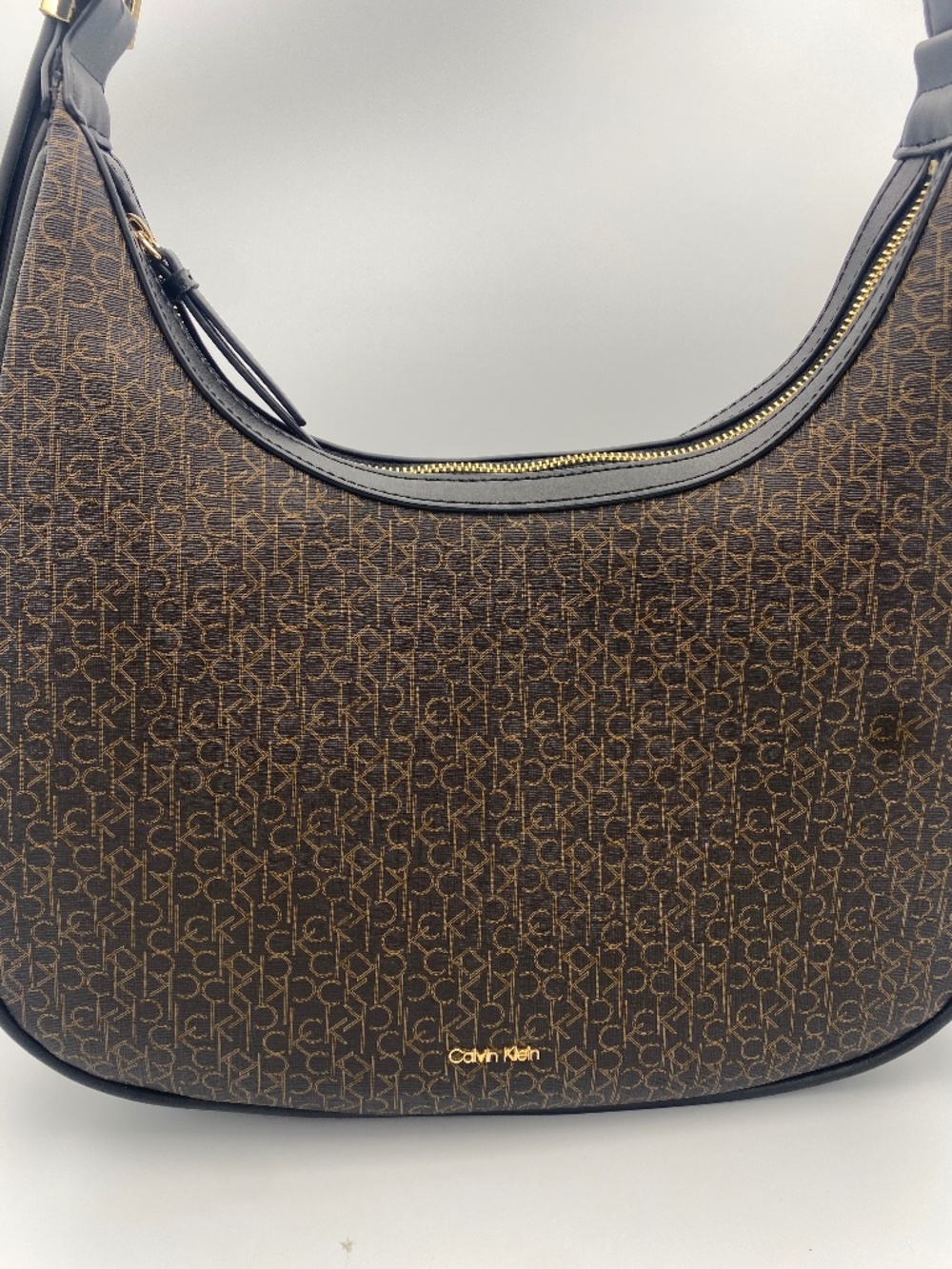 Calvin Klein Curved Hobo Shoulder Bag
